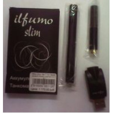 Вейпор ilfumo Slim-T One черный с кнопкой 340mAh (JoyeTech 510-T XL)