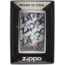 Зажигалка Zippo 29838 Diamond Plate Design Бензиновая