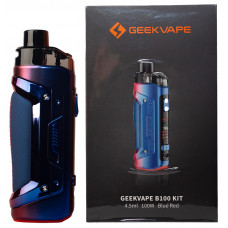 GeekVape Aegis Boost 2 B100 Pro Kit Blue Red 18650 4.5 мл Голубой Красный (Без Акб)