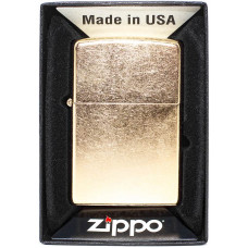 Зажигалка Zippo 207G Reg Gold Dust Бензиновая